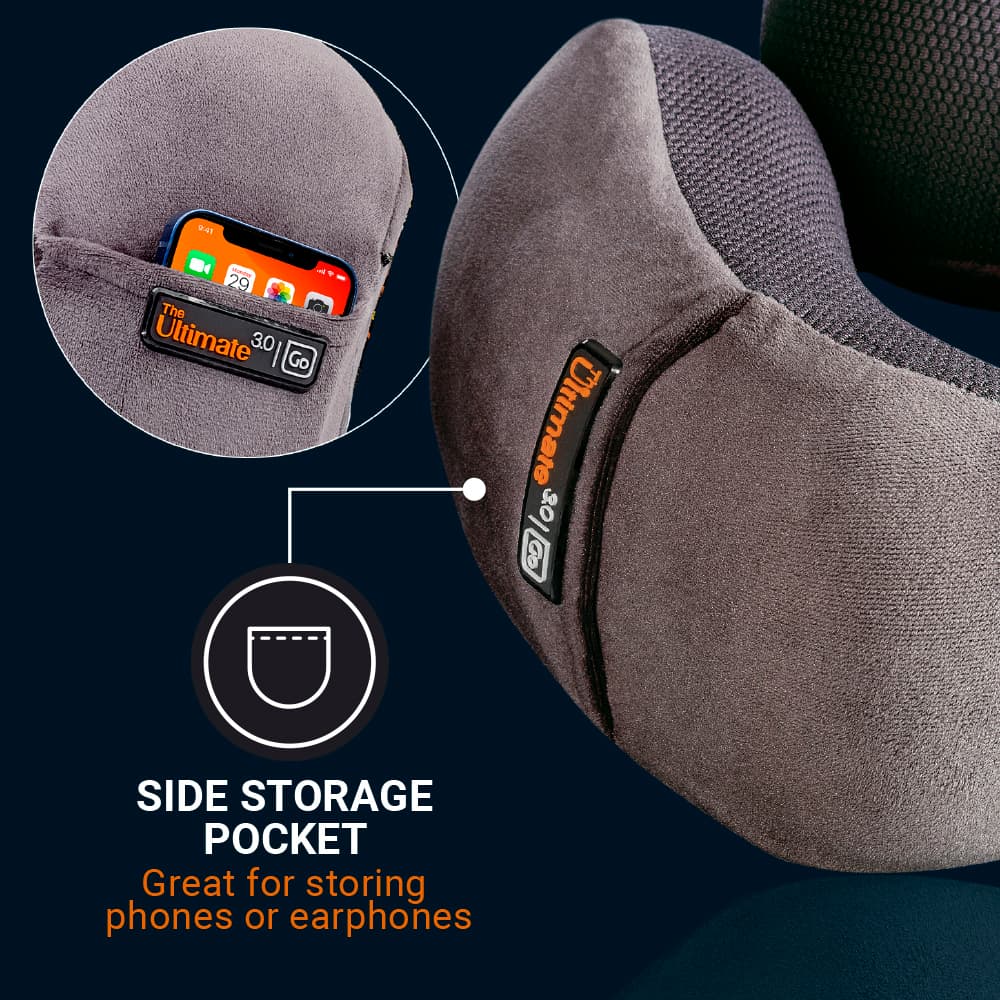 Ultimate 3.0 Travel Pillow (Dark Grey) lifestyle d