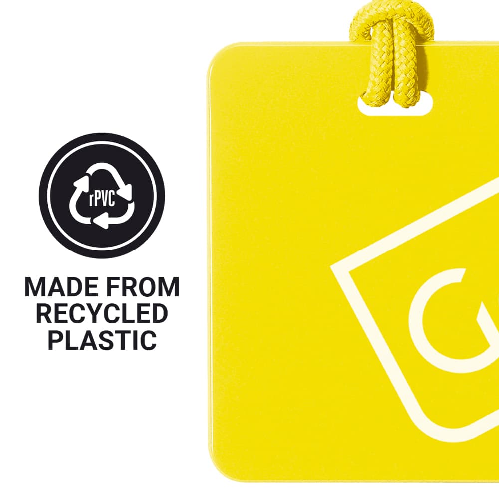 Luggage Tags Twin Pack (Yellow/Green) lifestyle f