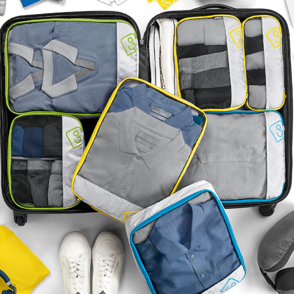 Deeper Packing Cubes (Green) lifestyle c