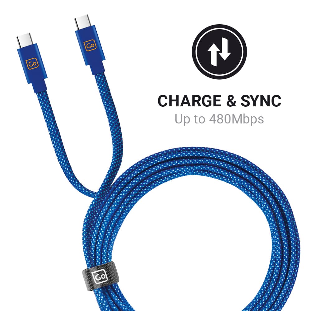 100W Dual USB-C Connector Cable (2M) lifestyle d