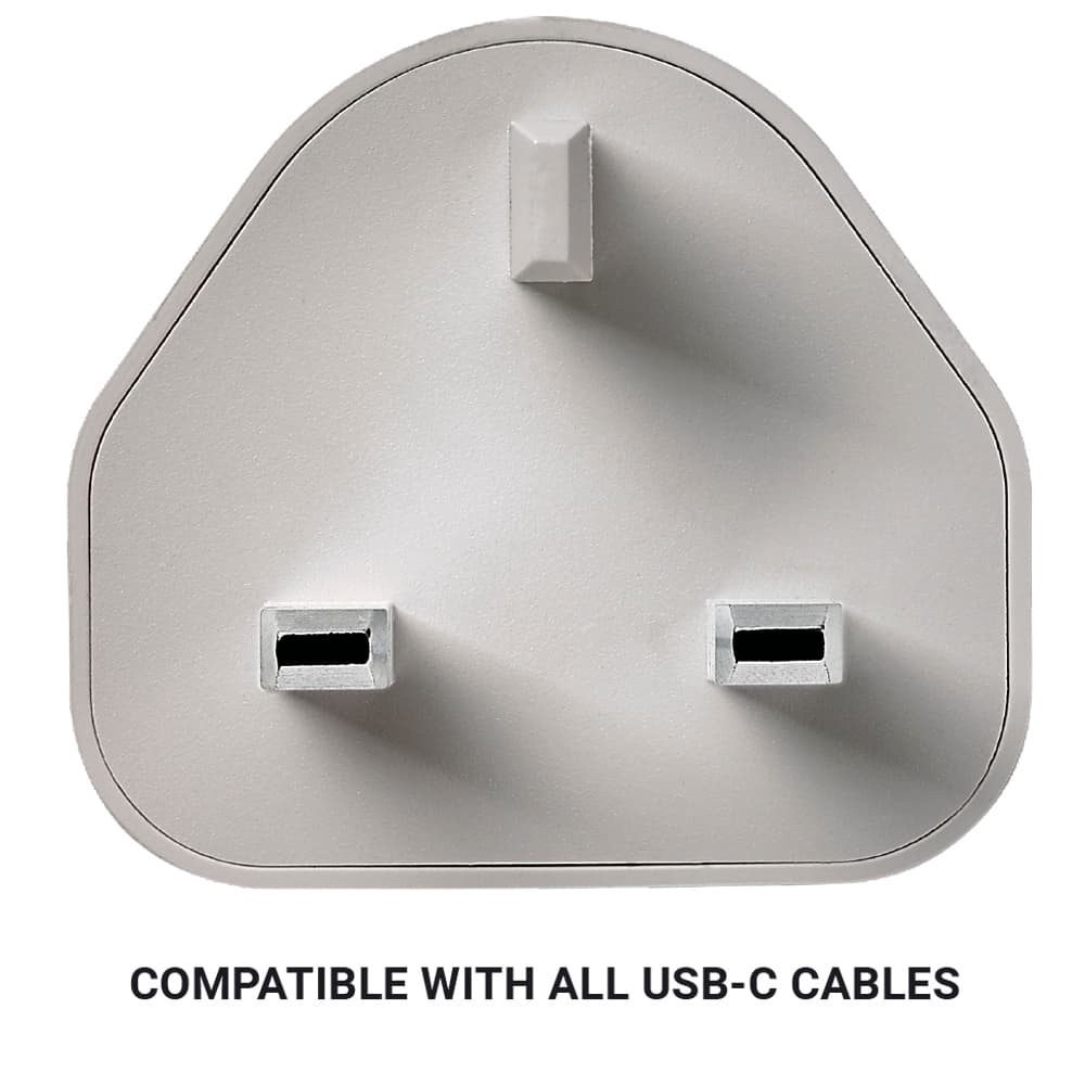 UK USB-C GaN Charger + (30W PD) lifestyle e