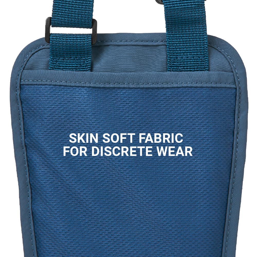 RFID Passport Pouch (Blue) lifestyle f
