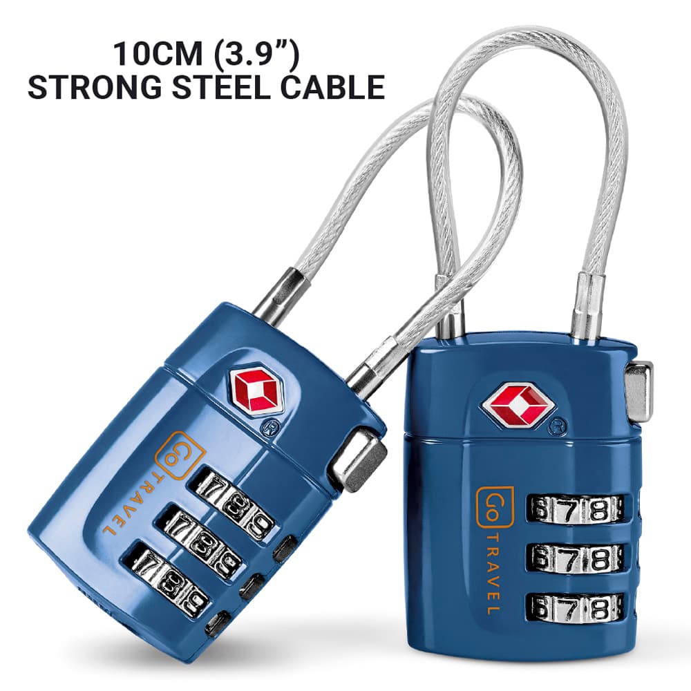 Combi Cable Twin Padlocks TSA lifestyle d
