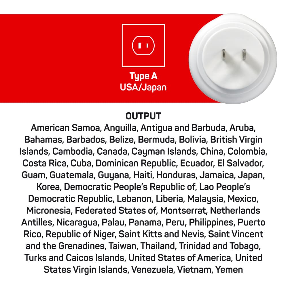 UK-Japan/USA Adaptor lifestyle e