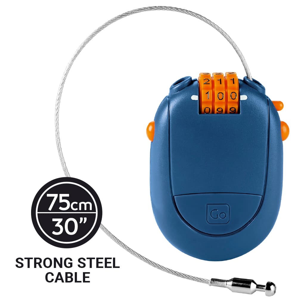 Retractable Cable Padlock lifestyle e