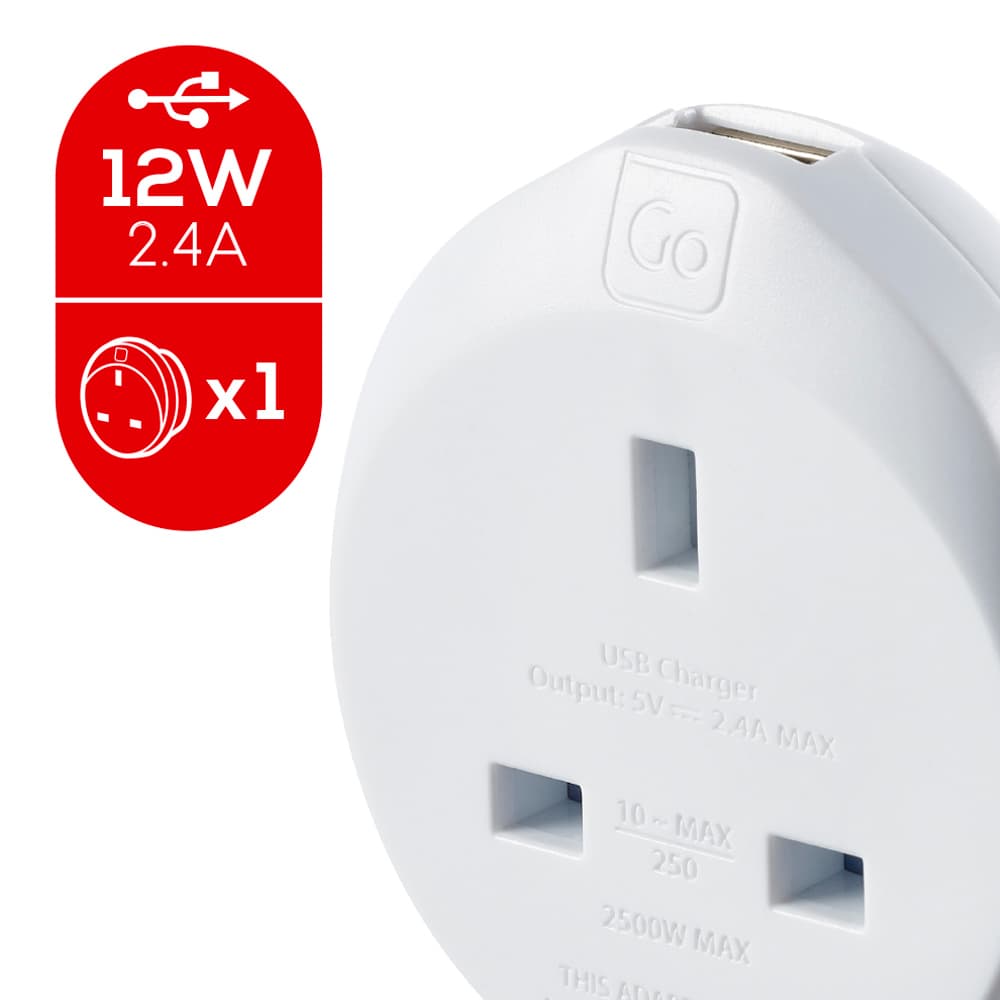 UK-USA USB-A Adaptor (2.4A) lifestyle d