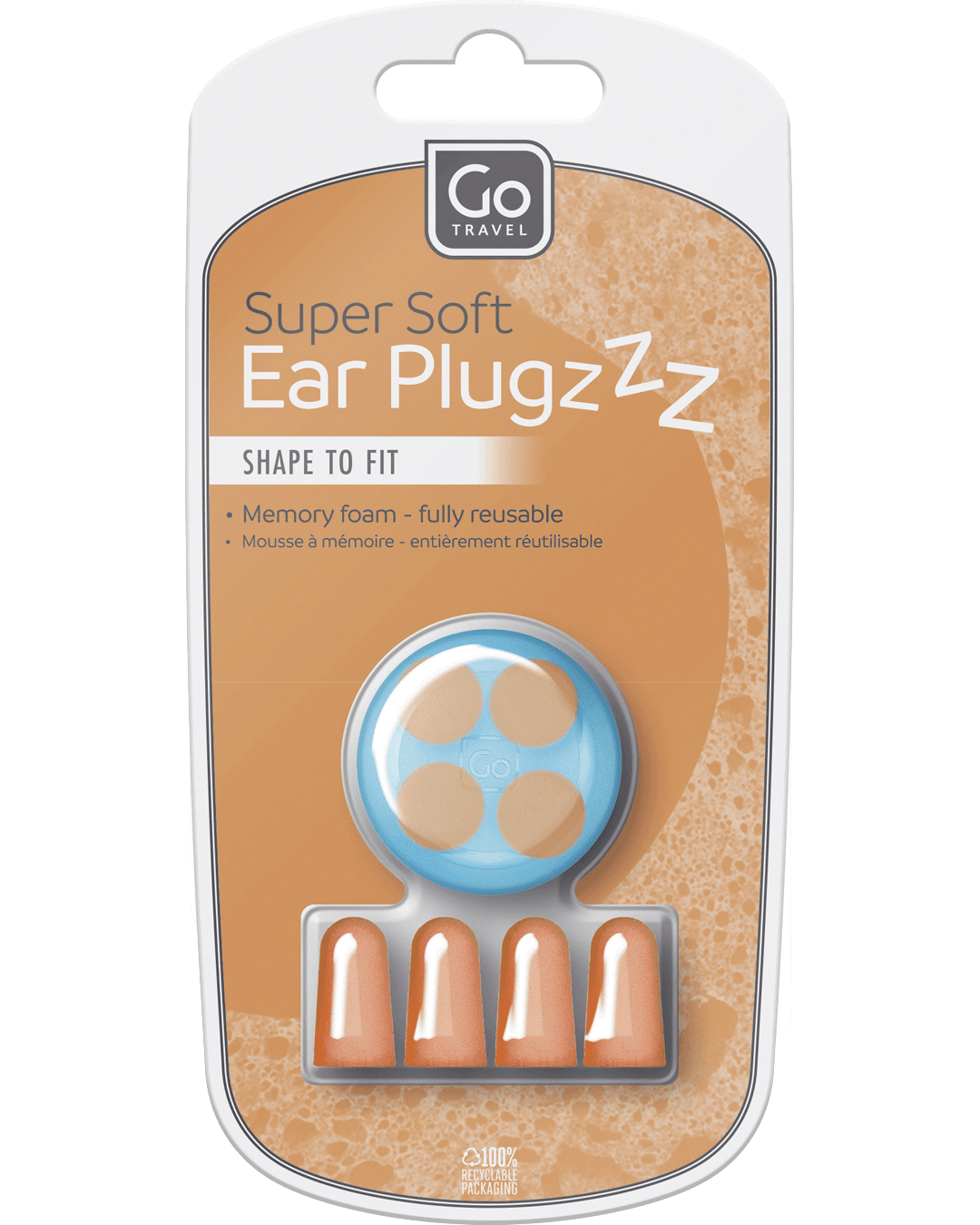 Super Soft Ear Plugzzz - Orange